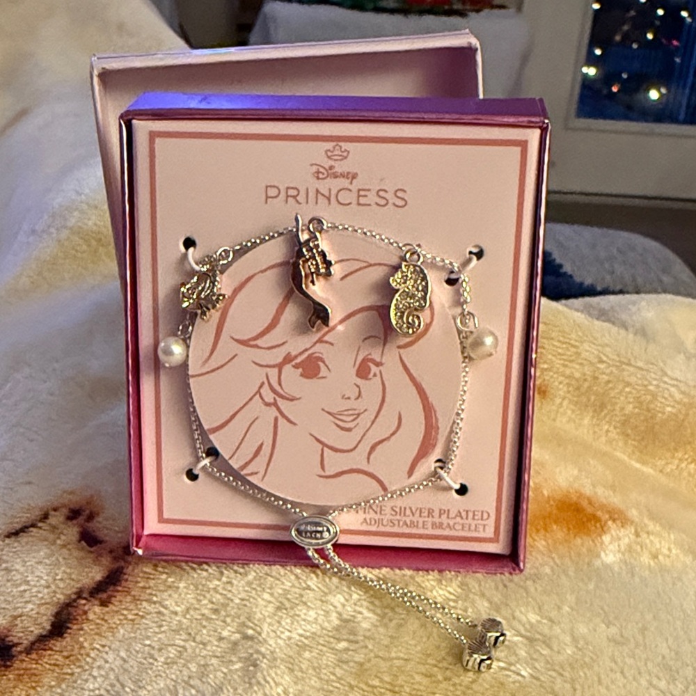 Disney Princess Silver Charm Bracelet
